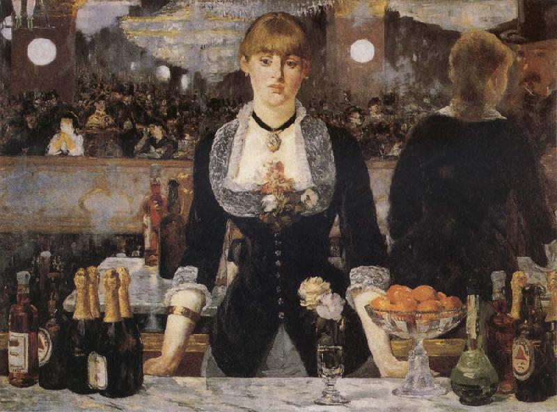 Edouard Manet A Bar at the Folies Bergere oil painting image